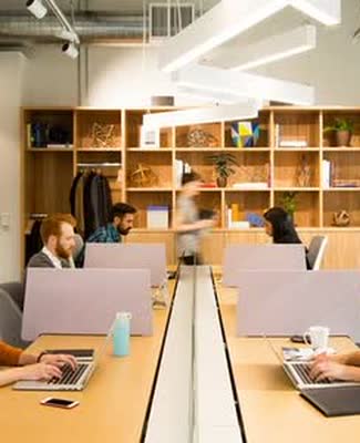 Praxon AI workspace interior