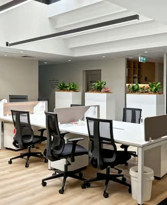Praxon AI meeting room interior